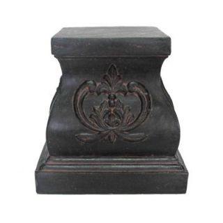 MPG 18.25 in. Aged Charcoal Finish Stone Pedestal PF6654AC