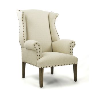 Wing Back Arm Chair by Zentique