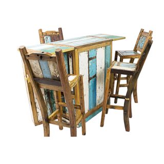 Ecologica Furniture Reclaimed Wood Fold Away Bar   14115700