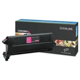 Lexmark Magenta Toner Cartridge   Magenta   Laser   14000 Page   1 Each (C9202MH)