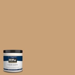 BEHR Premium Plus 8 oz. #BXC 70 Fresh Sawdust Interior/Exterior Paint Sample PP10416