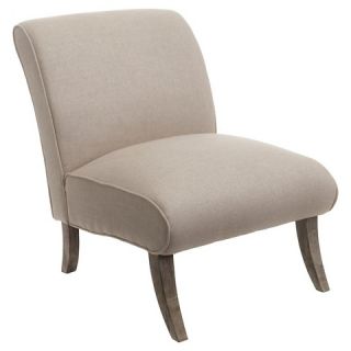 Georgette Sandstone Linen Slipper Chair   Sandstone   Christopher