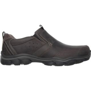 Mens Skechers Relaxed Fit Montz Devent Charcoal   17124874