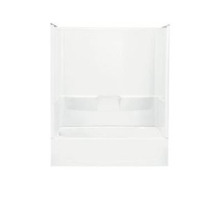 STERLING Performa 29 in. x 60 in. x 75 1/2 in. Standard Fit Bath and Shower Kit in White 71040110 0