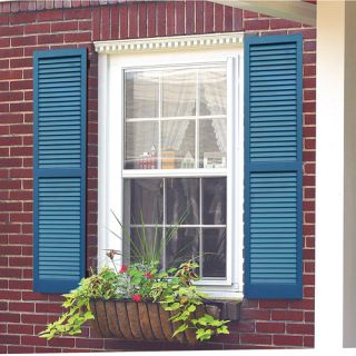 AWC Exterior Window Shutters Louvered, Pair