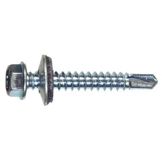 The Hillman Group 459 Count #10 x 1.5 in Zinc Plated Self Drilling Interior/Exterior Sheet Metal Screws