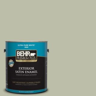 BEHR Premium Plus 1 gal. #S380 3 Urban Nature Satin Enamel Exterior Paint 940001