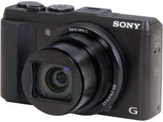 SONY Cyber shot HX50V Black 20.4 MP 30X Optical Zoom Digital Camera HDTV Output