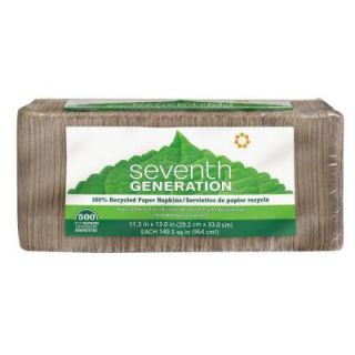 SEVENTH GENERATION 100% Recycled Luncheon Napkins (500 Count) SEV 13705