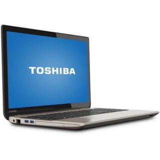 Toshiba Satin Gold 15.6" Satellite P55T B5262 Laptop PC with Intel Core i7 4710HQ Processor, 12GB Memory, Touchscreen, 1TB Hard Drive and Windows 8.1 (Eligible for Windows 10 upgrade)