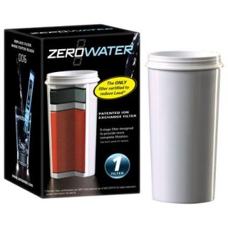 ZeroWater ZR 001 Single Pack of 5 stage Ion Exchange Replacement Filter. Fits all ZeroWater Pitchers and Dispensers