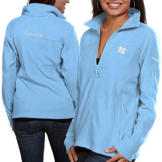 Columbia North Carolina Tar Heels (UNC) Logo Give And Go Fleece Jacket   Carolina Blue