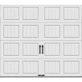 Clopay Gallery Collection 9 ft. x 7 ft. 6.5 R Value Insulated Solid White Garage Door GR1SP_SW_SOL