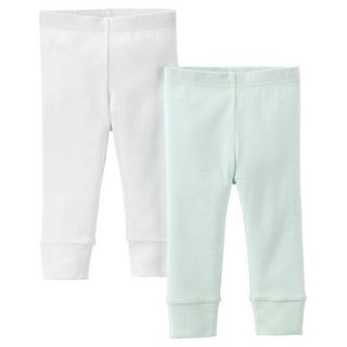 Precious Firsts™Made by Carters® Newborn 2 Pack Pant   Mint/Beige
