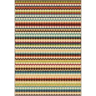 Orian Rugs Jumping Jack Ivory 5 ft. 2 in. x 7 ft. 6 in. Indoor Area Rug 281088
