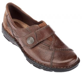 As Is Earth Origins Leather Slip On Monk Strap Shoes   Evelyn —