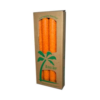 Aloha Bay Candle 9 inches Taper Orange ( Value Bulk Multi pack)