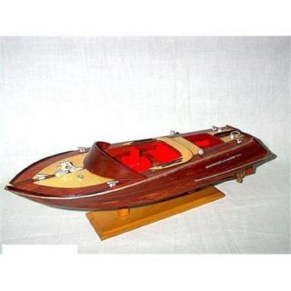 Old Modern Handicrafts B019 Runabout Small Model Boat