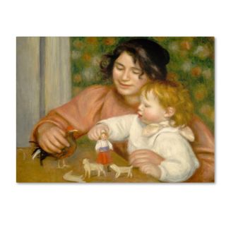 Pierre Renoir Child With Toys 1895 96 Canvas Art