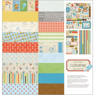 Little Boy Blue Collection Kit 12X12 9 Designs/2 Each  