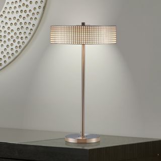 Adesso Wilshire 27 H Table Lamp with Drum Shade