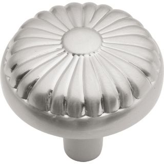 Hickory Hardware 1 1/4 in Satin Silver Cloud Eclipse Round Cabinet Knob