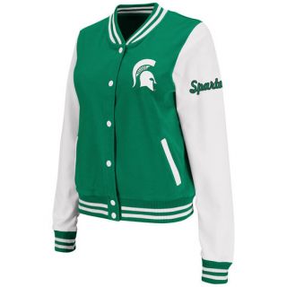 Michigan State Spartans Womens Comeback Jacket   Green