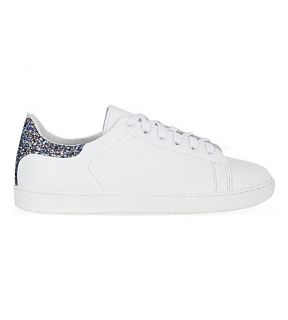 MAJE   Fanny leather trainers