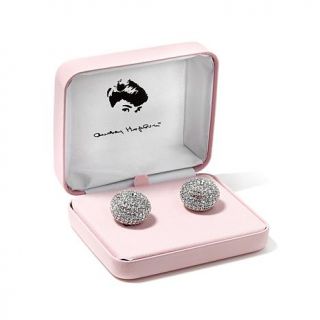 Audrey Hepburn™ Collection "Globe" Pavé Crystal Clip On Earrings   7606021