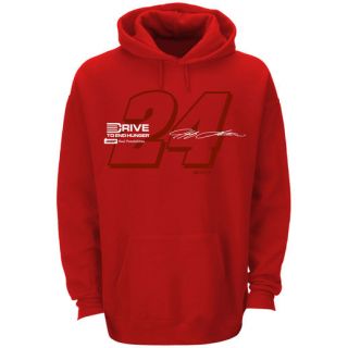 Checkered Flag Jeff Gordon Red AARP/Drive to End Hunger Sponsor Pullover Hoodie
