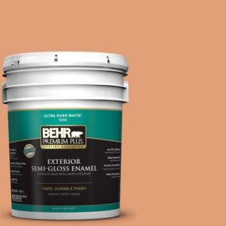 BEHR Premium Plus 5 gal. #M220 5 Roasted Seeds Semi Gloss Enamel Exterior Paint 540005