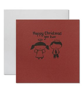 LOVE FROM LEMONADE   Happy Christmas you two card