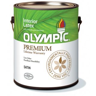 Olympic White Satin Latex Interior Paint (Actual Net Contents: 116 fl oz)