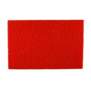 Diablo 12 in. x 18 in. Non Woven Red Buffer Pad DCP120REDM01G