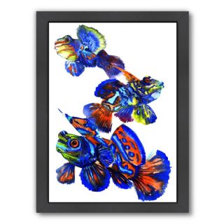 Mandarin Fish by Suren Nersisyan Framed Painting Print by Americanflat
