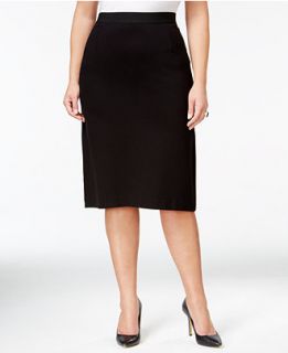 Tahari ASL Plus Size Below Knee Pencil Skirt   Skirts   Women