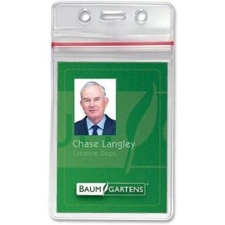 Baumgartens Sicurix Sealable ID Badge Holders