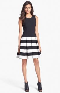 Milly Stretch Fit & Flare Dress