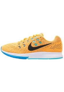 Nike Performance  AIR ZOOM STRUCTURE 19   Stabilty running shoes   laser orange/black/photo blue/gamma blue