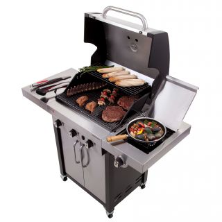 Professional Gas Grill with Side Burner by CharBroil