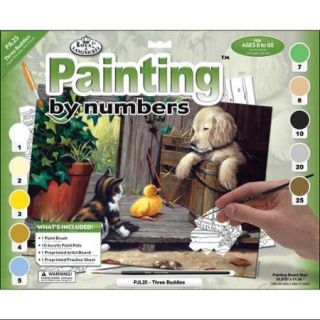 Junior Paint By Number Kit 15 1/4"X11 1/4" Three Buddies