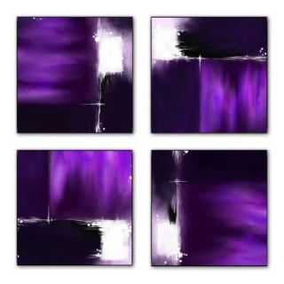PTM Images 12 in. x 12 in. The Color Purple Laminated Lacquer Box Wall Art (Set of 4) 1 10240