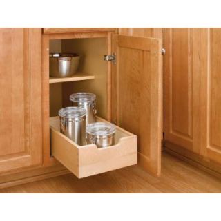 Rev A Shelf 6 in. H x 11 in. W x 19 in. D Small Base Cabinet Pull Out Wood Drawer 4WDB 12