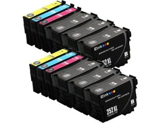 E Z Ink ™ Remanufactured Ink Cartridge Replacement for Epson 252XXL 252 XXL 252XL 252 XL High Capacity (12) Pack (6 Black, 2 Cyan, 2 Magenta, 2 Yellow) T252XXL120 T252XL220 T252XL320 T252XL420