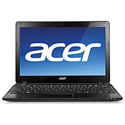 Acer Aspire One AO725 0412 Laptop Computer With 11.6 Screen And AMD Dual Core C 60 Accelerated Processor Black