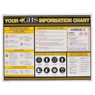 Wall Chart Wall Chart, Ghs Safety, GHS1004
