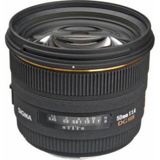 Sigma  50mm f/1.4 EX DG HSM Lens for Canon EF