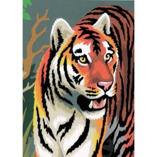 Mini Paint By Number Kit 5"X7" Tigers/Junior