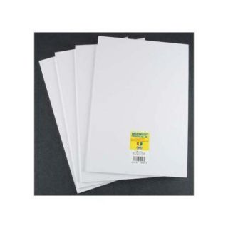 701 07 White Sheet Styrene .118 (4) Multi Colored