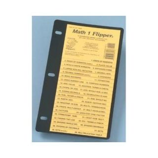 MATH 1 FLIP UP STUDY GUIDE SCBCLP198W 10 (pack of 10)